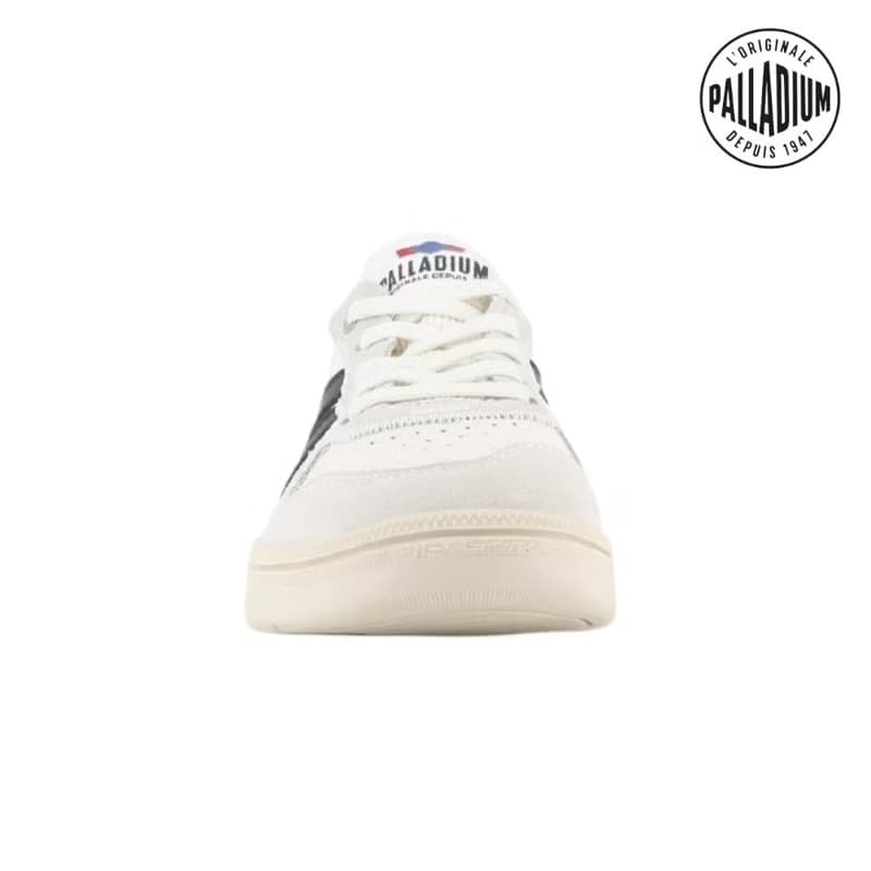 PALLADIUM PALLACUP FLAME LTH 復古休閒鞋 白/黑 74485