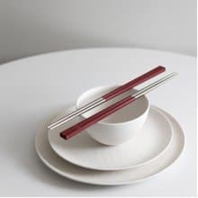 【台灣製】紅色 長款1雙入 304不鏽鋼筷子 健康於筷