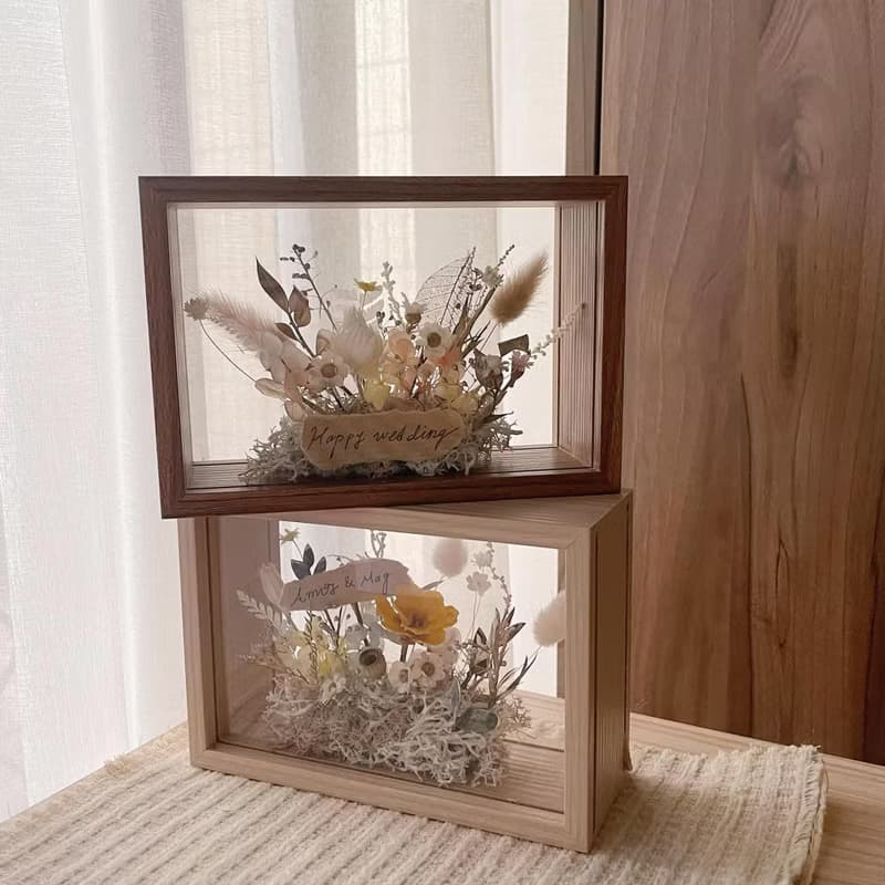 【相框花藝】永生花相框 紀念禮物 生日禮物 乾燥花 情人節花禮