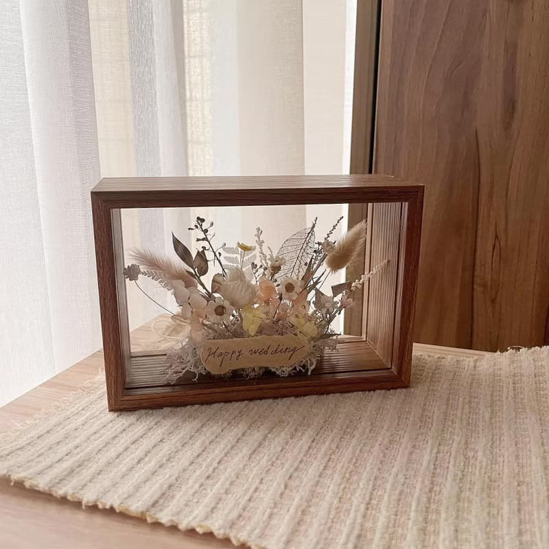 【相框花藝】永生花相框 紀念禮物 生日禮物 乾燥花 情人節花禮