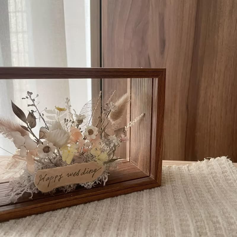 【相框花藝】永生花相框 紀念禮物 生日禮物 乾燥花 情人節花禮