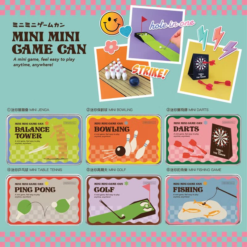 日本Decole 遊戲好物 - 迷你桌上遊戲