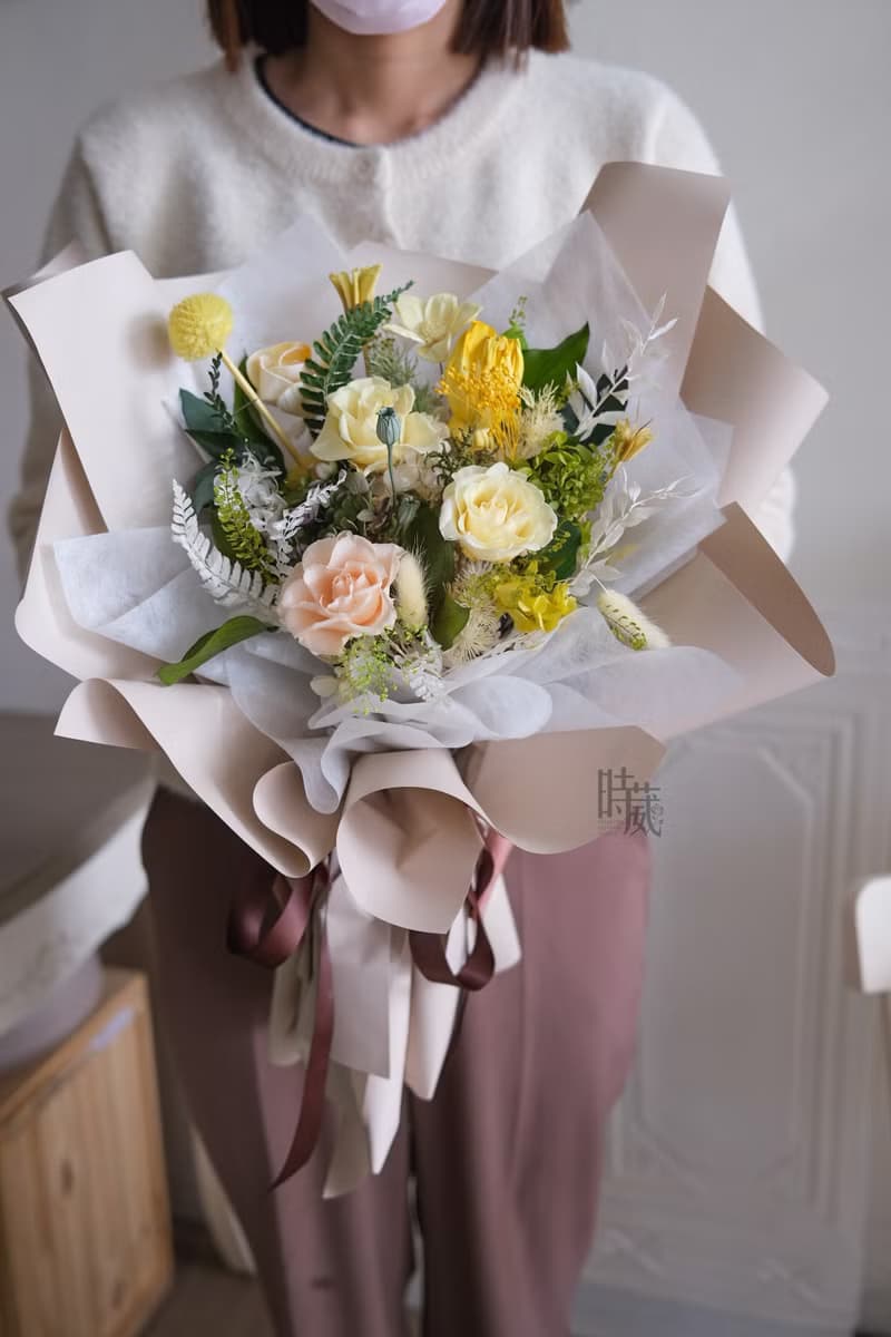 夏日 不凋花花束 永生花束