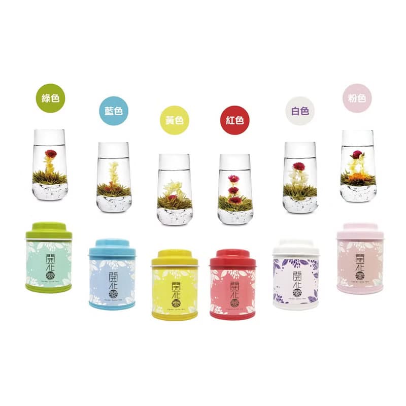 H3【公益禮盒】無藏 閨密禮盒_開花茶+花入紅茶綜合6入小罐組