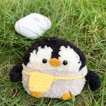 手工鉤織原創設計企鵝耳機套鉤織耳機套蘋果無線耳機AirPods Pro