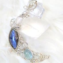 纏繞飾品 夢幻之月 吊墜 FantasyMoon Pendant WireCraft