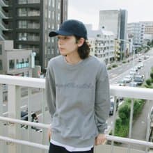 日落沙灘 日系復古繩繡衛衣