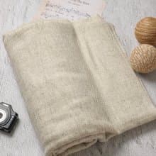 【毯子】喀什米爾羊毛大毯子/披肩 原色無染淺米灰 柔軟保暖