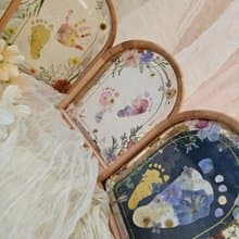 燙金押花 | 寶寶紀念框 | 彌月禮 | 獨家櫸木框