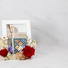 永生花相框-永生花 乾燥花 生日禮物 盆花 母親節禮物 康乃馨