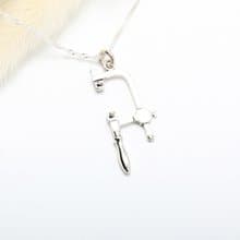 【Angel & Me】金工 鋸弓 s925 純銀 項鍊 生日 情人節 工具 禮物