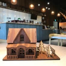 【手作DIY】北歐風 小木屋 木製存錢筒 木質 質感 送禮 聖誕禮物