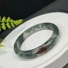 精品 紅綠幻影幽靈水晶手鐲 60MM 冰透異象石英手環 改善人際關系
