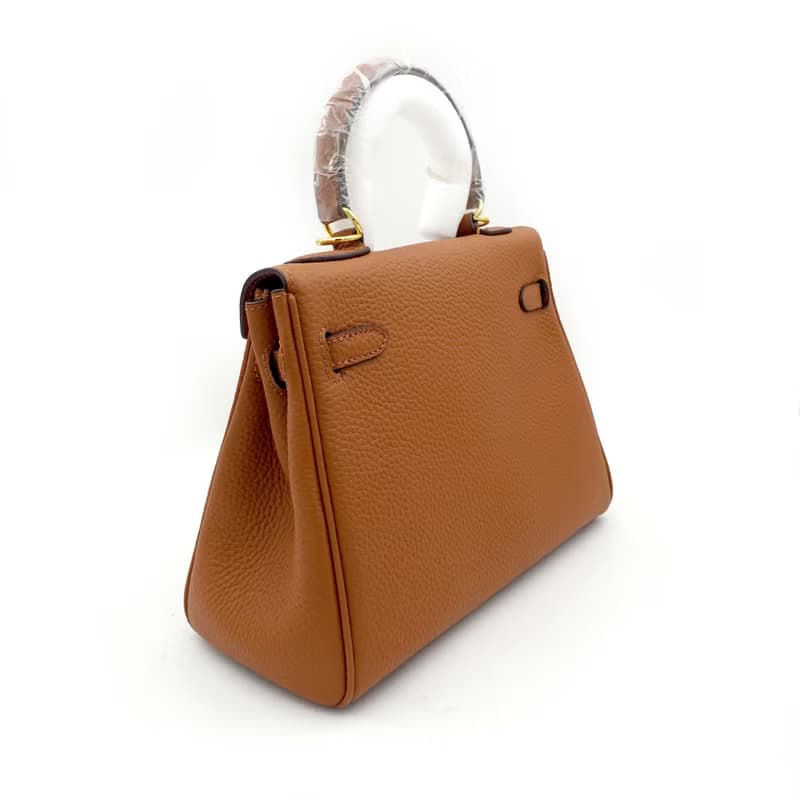 咖啡色手繪不掉色彩色花紋蝴蝶真皮牛皮手袋 TIMBEE LO 手工飾品