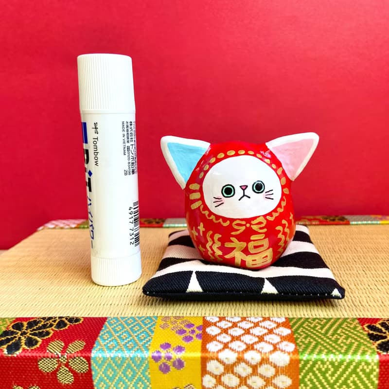 招財貓【大】粉紅色的耳朵 心形