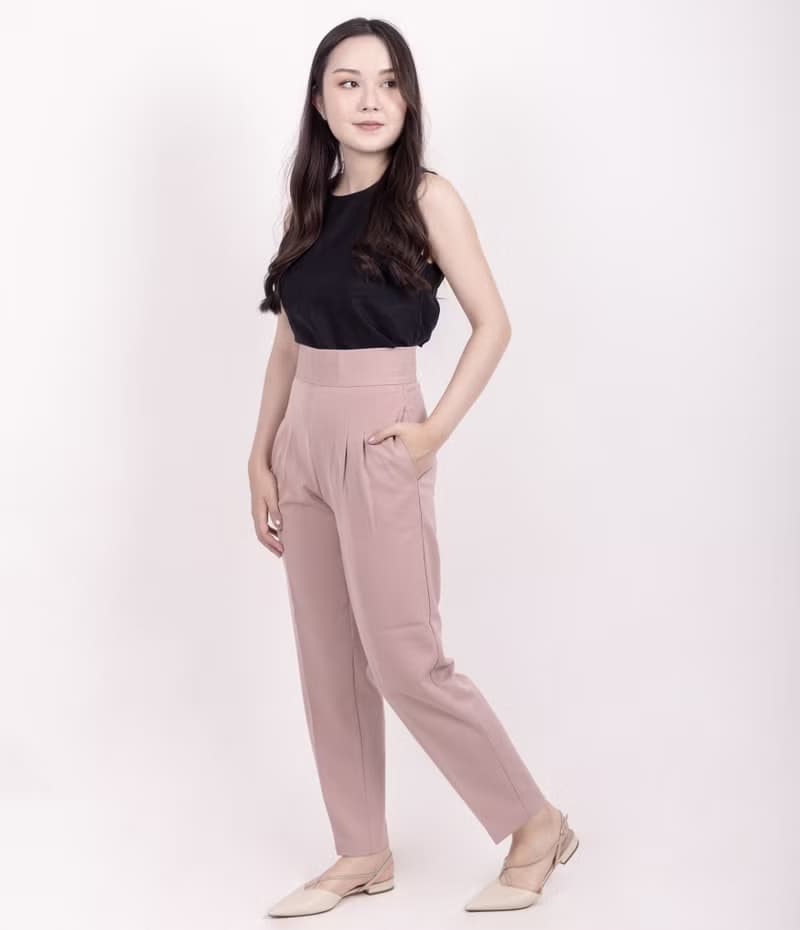 Skinny 修身褲 | 粉紅色 | 暢銷 | 輕鬆休閒 | 高腰