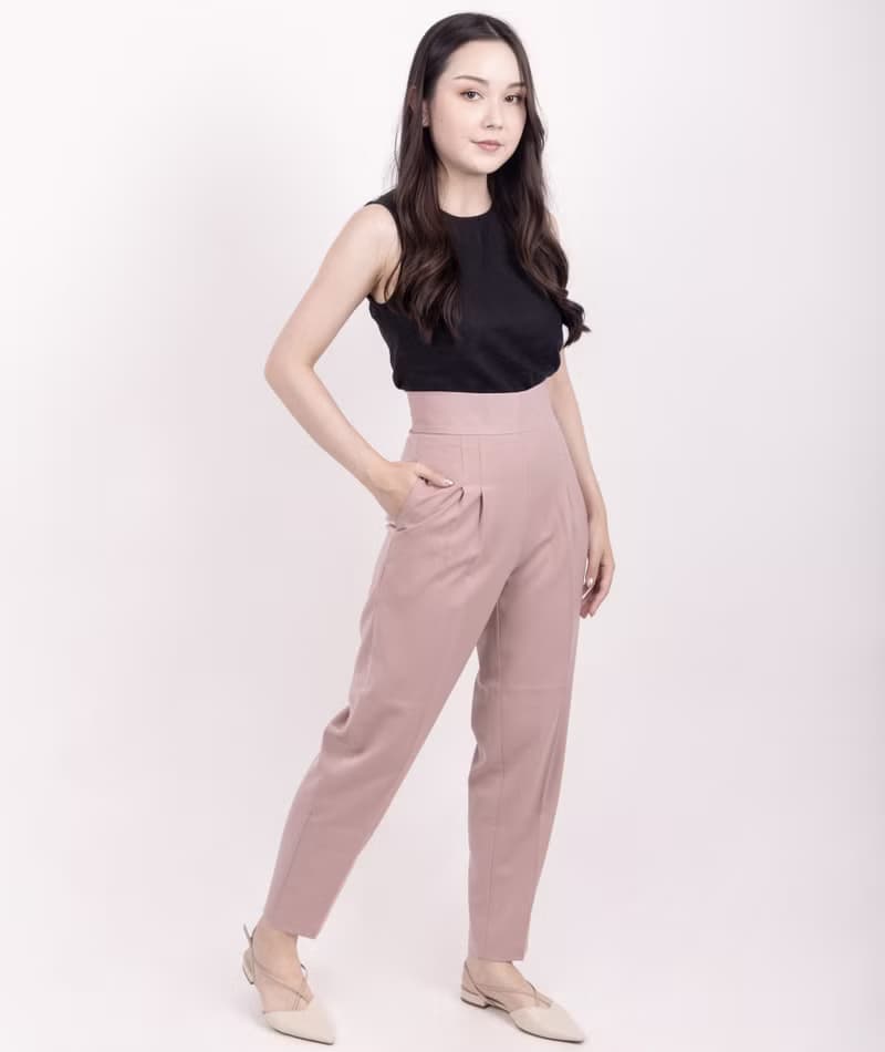 Skinny 修身褲 | 粉紅色 | 暢銷 | 輕鬆休閒 | 高腰