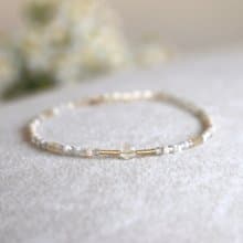 手鍊 瑪瑙 金髮晶 黃水晶 - 豐收 -