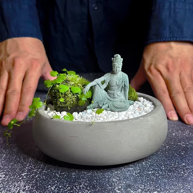 自然苔玉美學 –悠然 / 侘寂風 / 禪風 / 盆栽 / 擺飾