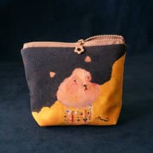 拜金的貓手工防水化妝包x旅行包