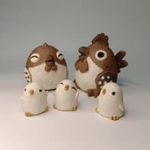 起家帶路雞(組)/陶藝品/原創