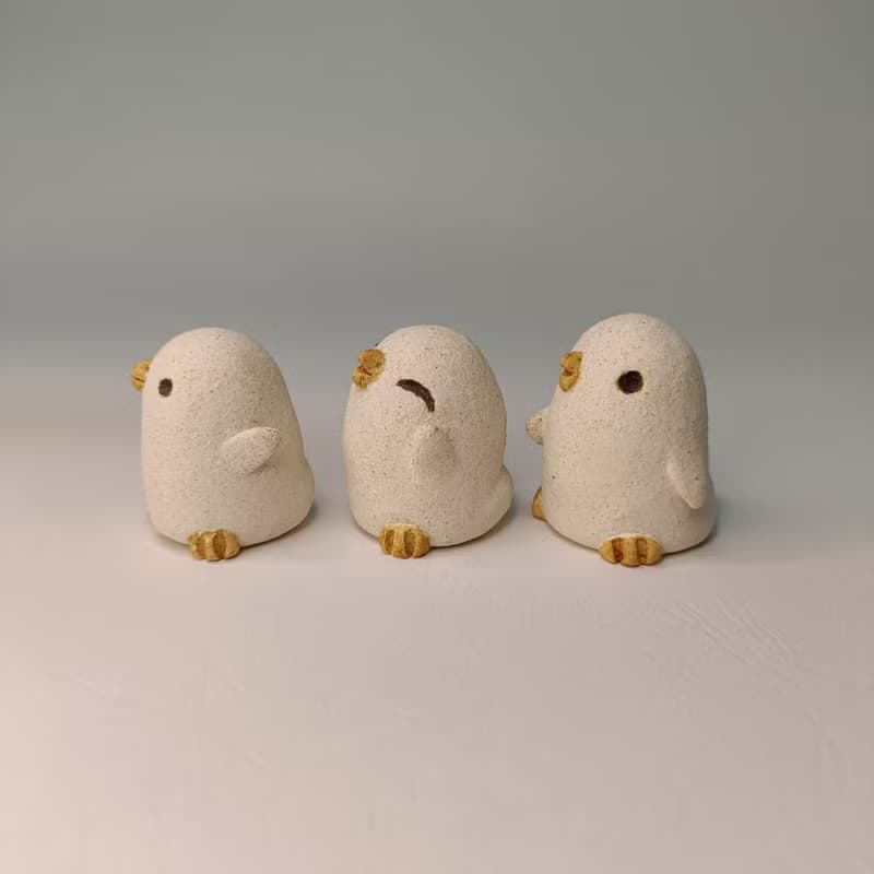起家帶路雞(組)/陶藝品/原創