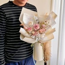 晨光 永生玫瑰花束 情人節花束
