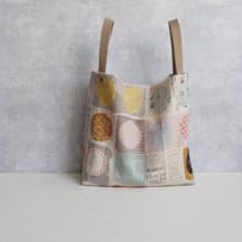 現貨!【BVE/背心提袋(小)】又方又圓和一些文字 美國棉麻布