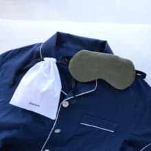 【父親節免費禮品包裝】日本眼罩 亞痳布眼罩| Green | 有附收納