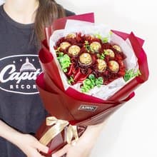 心中最愛豪華版11顆金莎花束(4色可挑)A010 情人節 母親節 畢業季