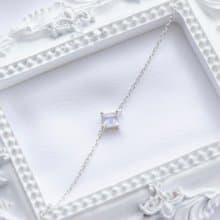 月光石925純銀方塊手鍊