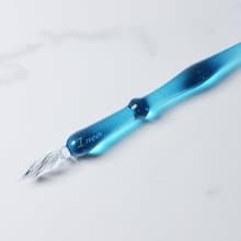 MSA玻璃筆 愛麗絲藍 沾水筆 文具 台灣製 (含筆身刻字) 畢業禮物