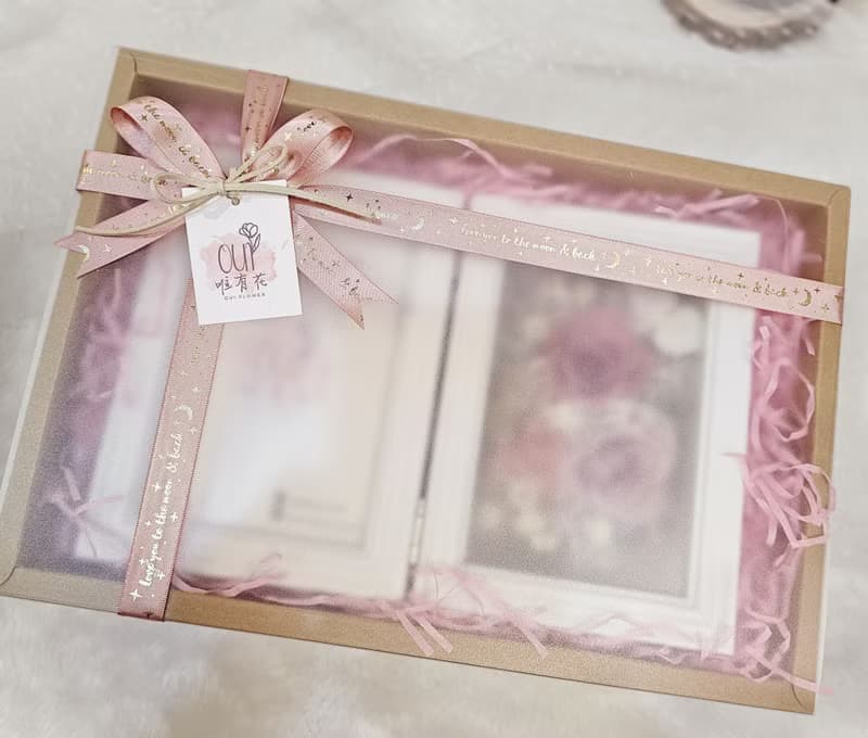 美好時光|永生花相框 母親節 謝師花禮 畢業 結婚 生日 退休 升遷