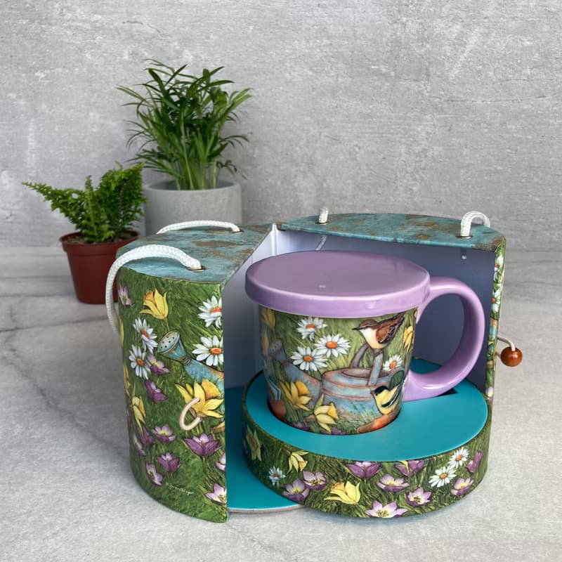 美國Lang-花園-插畫家茶具組