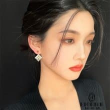 Hi Onion原創午夜巴塞羅那 鍍金耳環超閃耳夾蹦迪出遊穿搭ins耳釘
