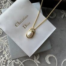 中古正品Christian Dior 80年代迪奧小珍珠項鏈頸鍊 古董珠寶送禮