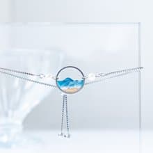 黃金海岸系列 | 黃金海岸珍珠手鍊 925純銀 可戴著洗澡