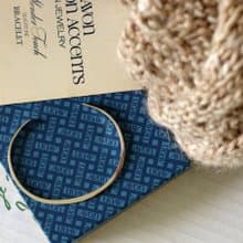 古董經典銀色開口手鐲手環 1978年 AVON BR142