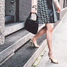 60年代古董 義大利製 黑色手提包