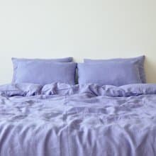 Lavender linen duvet cover / Softened linen / Comforter cover / Quilt cover