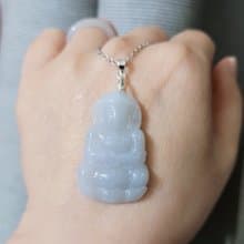 【贈品】天然翡翠 正裝觀音  買兩件翡翠贈品