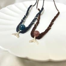 單珠編織情侶項鍊