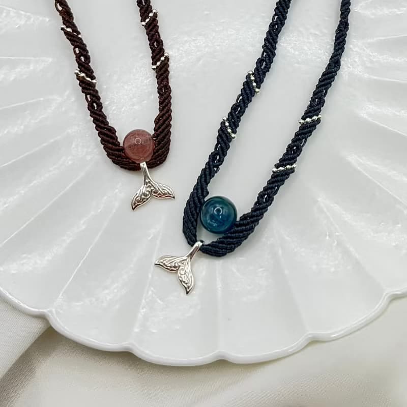 單珠編織情侶項鍊