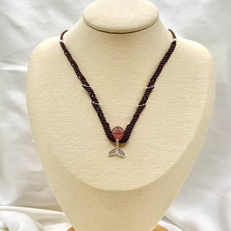 單珠編織情侶項鍊