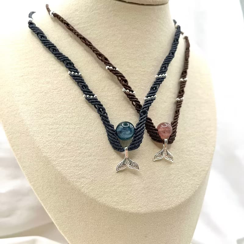 單珠編織情侶項鍊