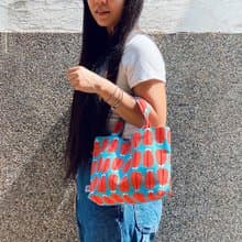 【錦源興】烏魚子輕便提袋 (藍) l 超輕 手提袋 手提包 小托特包