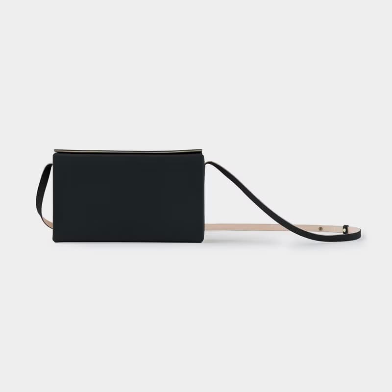 box shoulder bag (m) : black