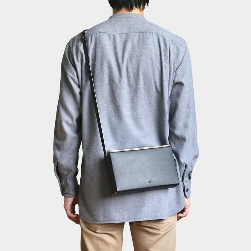 box shoulder bag (m) : black
