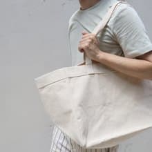 步野  厚磅帆布托特袋  M