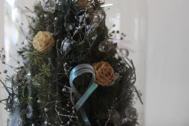 永生聖誕樹盅罩 聖誕小樹